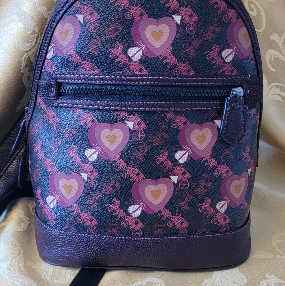 Coach Barrow Horse & Carriage & Hearts print